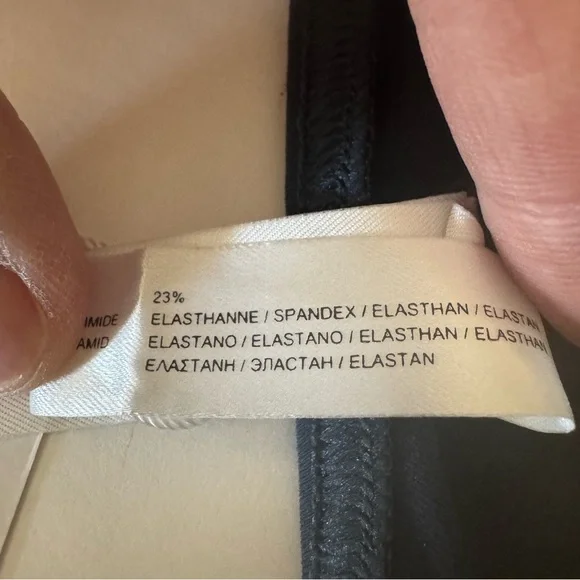 NWT ERES “Edge Cut” Triangle Bikini Top With Buckle Detail in Navy - Picture 16 of 16